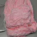 YIYEA Faux Fur Sheets, Luxury Ultra Soft Fleece Bed Sheets Set, Fluffy Plush Velvet Bedding for Fall Winter, Cozy Warmth, No Shedding, 3PC, Twin, Pink