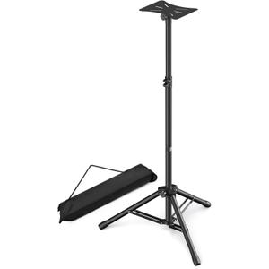 Tripod Speaker Stands with Carry Bag, Foldable for Storage, Ideal for DJ PA, Adjustable Height 35.62" to 47.24"