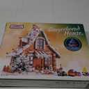 Christmas Gingerbread House Ornaments Building Set Toys, with Led Light, for Kids, Boys, Girls & Adults, Christmas Decorations for Tabletop & Home, Advent Calendar 2025 (1620 Pieces)