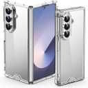 2 x AICase for Samsung Galaxy Z Fold 7 Clear Case Transparent Shockproof Protection Anti-Yellowing Resistant Phone Case for Galaxy Z Fold 7 5G (2025)