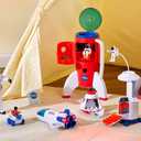 Daron NASA Space Adventure Series: Space Shuttle with Lights & Sounds & Figure, Approx 9" X 7", Medium