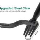 46'' Stand-Up Weed Puller Tool - Reinforced Upgraded Version with Long Handle, Made of Aluminum Alloy Design, Roots Remover for Garden & Lawn Care, Easily Remove Weeds Without Bending