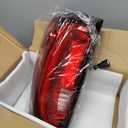 LED Tail Light Assembly Compatible with 2019-2024 GMC Sierra 1500/2500HD/3500HD,Left Driver Side Taillights Rear Lamp with Signature Brake Light Replace# 84565921 GM2800310