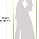 Putros Metal Arch Stand 6FT Gold Wedding Balloon Arched Backdrop Stand Square Arch Frame for Birthday Party Bridal Baby Shower Ceremony Decoration