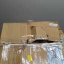 52in Ceiling Fan with Light,Modern Ceiling Fan with Light and Remote for Bedroom, Flush Mount, DC Reversible Motor, Brushed nickel lampshade with Super Bright LED Ceiling light source,3CCT, Indoor