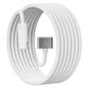 USB-C to Magnetic 3 Cable for M4 MacBook Air Pro Charger, 140W Magnetic Safe 3 Cable for MacBook Air (15''/13'' M4 2025, M3 2024, M2 2023, M2 2022), MacBookPro (16"/14" 2024/2023/2021), 2M/6.6ft White
