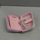 Digital Camera Case for CAMKORY/for Kodak Pixpro/for VAHOIALD/for Sony DSCW800 830/ for Canon PowerShot 180 190. Vlogging Cameras Storage Holder for Accessories (Box Only)-Pink