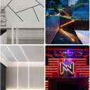 Black Silicone LED Diffuser Channel, 16.4 ft Flexible Waterproof Bendable Neon Light Tube Silicone Cover for Led Light Strip for Indoor Outdoor Lighting, 16 x 16mm