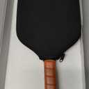 Pickleball Paddle, 3K Carbon Fiber Pickleball Paddle with Aero Throat, USA Pickleball Approved, 16MM Polypropylene Honeycomb Core, Textured Carbon Grit Surface