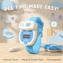 Potty Training Watch for Toddlers, Cute Apple-Shaped Design with 5 Timing Modes (30-180min), Music & Flash Reminders, Magnetic Charging, Compact Screen, Splash-Proof, Gifts for 3-7 Year Old Girls Boys