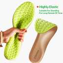 Shock Absorption and Cushioning Sports Shoe Insoles,Comfortable Sports Shoe Inserts for Men Women Kids,Relieve Foot Pain (Beige, Women US 8.5-9 Men 7.5-8)