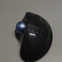Logitech Ergo M575S Wireless Trackball Mouse, Wireless Ergonomic Mouse with Bluetooth and Encrypted Dongle, Comfortable Thumb Control, Precise and Smooth Tracking, for PC/Mac - 
Graphite Blue Ball
