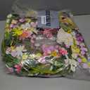 Artificial Spring Wreath 22 Inch Floral Wreaths for Front Door Spring Summer Wreath with Dahlia Daisy Flowers for Indoor Porch Wall Springtime Holidays Easter Celebrations