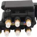 Air Suspension Solenoid Valve Block Replacement for 7 Series G11 G12 740i 740eX 740iX 750i 750iX Alpina B7 Automatic Sedan 2015-2019 37206884682 37206861882