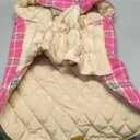 Kuoser Warm Dog Coat, Waterproof Dog Jacket for Extra Large Dogs, Adjustable Durable XXXL Doggie Winter Coat Reversible Puppy Cold Weather Apparel for Large Breed, Rose, 3XL