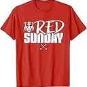 Tiger Red Sunday Golf TShirt S