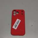 Supdeal Liquid Silicone Case for iPhone 17 Pro - [Camera All-Round Protection] [Soft Microfiber Lining Anti-Scratch] 4 Layer Full Covered Shockproof Gel Rubber Phone Case Cover, 6.3", Red