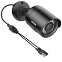 ANNKE 1080p Security Camera 4-in-1 CCTV Bullet Wired Cam, AHD/TVI/CVI/CVBS, Analog Surveillance Video Add-On Black Camera for Outdoor Use, 100ft Clear Night Vision (Power Adapter Not Included) - E200