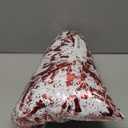 Alupssuc 8 Pieces Total 66 FT Christmas Tinsel Garland with Snowflakes Sequins, Metallic Shiny Twist Garland Hanging Decorations for Christmas Party Indoor and Outdoor Decor, Red and White