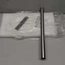 NearMoon Standing Paper Towel Holder, Kitchen Paper Towel Tissue Holder- for Bathroom Kitchen Countertop, Standard or Jumbo-Sized Roll Paper (with Marble Base, Brushed Nickel)