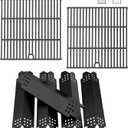 Replacement Parts for Nexgrill 5 Burner 720-1046 720-1046A, Cooking Grate and Heat Shield Kit for Nexgrill 720-1046 Grill Parts 720-1046A for Nexgrill Replacement Parts 5 Burner