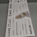 LUXE Bidet NEO 320 - Warm Water, Dual Nozzle, Self-Cleaning, Non-Electric Bidet Attachment for Toilet Seat, Adjustable Water Pressure, Rear & Feminine Wash (Gold)