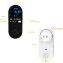 Combination-Explosive-Gas-Carbon-Monoxide-Detectors,4-in-1 Upgraded High-Sensitivity Sensor,Real-time Monitoring &Digital Display,Natural Gas Leak,Propane & CO Alarm Plug in for Home,RV,Apartment