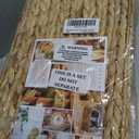 Water Hyacinth Storage Baskets with Large Open-Front for Kitchen, Decorative for Living Room, 13.4” x 9.5” x 5.5”, 2 Pack