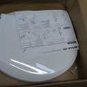 KOHLER K-35585 Cachet Recycled Plastic, Readylatch, Quiet-Close, Soft Close Round Toilet Seat