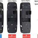 Master Power Window Switch for 2009 2010 2011 2012 Ram 1500,Ram 2500,Ram 3500.3 PINS + 10 PINS,OE# 4602863AD,4602863AC,4602863AB Driver Side Control switches(Green Light)
