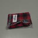 Heating Pad Replacement Cover, Fits 12 X 15 Electric Heating Pads Cotton (Red and Black)