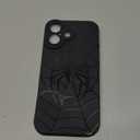 Cute Phone Case Compatible for iPhone 17, Black Spider Web Halloween Designed Soft TPU Anti-Fall Anti-Scratch Shockproof Bumper Protective Phone Cover