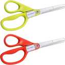 4 x Stanley 5” Kids Scissors, Blunt Tip, Safety, Comfortable, For Left and Right Handed Use, For Office School Student Crafts, Assorted Colors, 2 Pack