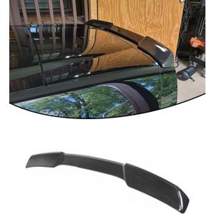 Rear Trunk Lid Spoiler Wing Fit for Chevrolet Corvette C6 2005-2013 ZR1 Extended H Style Carbon Fiber Style