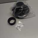 WEBANG 4 Inch Square Shower Drain Black Floor Drain with Flange Reversible 2-in-1 Cover Tile Insert Grate Removable SUS304 Stainless Steel CUPC Certified Matte Black