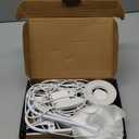 Grow Lights for Indoor Plants, Full Spectrum Clip on Plant Lights for Indoor Growing, White Halo Grow Lamp 3 Pack with 360 Gooseneck, 6/12/16H Timer, 3 Light Modes, 5 Dimmable