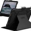 URBAN ARMOR GEAR UAG Designed for iPad 11" A16 11th Gen 2025, 10.9" 10th Gen 2022 Case A3354 A3355 A2696 Rugged Heavy Duty Protective Folio Cover w/Adjustable Stand & Pencil Holder, Metropolis Black