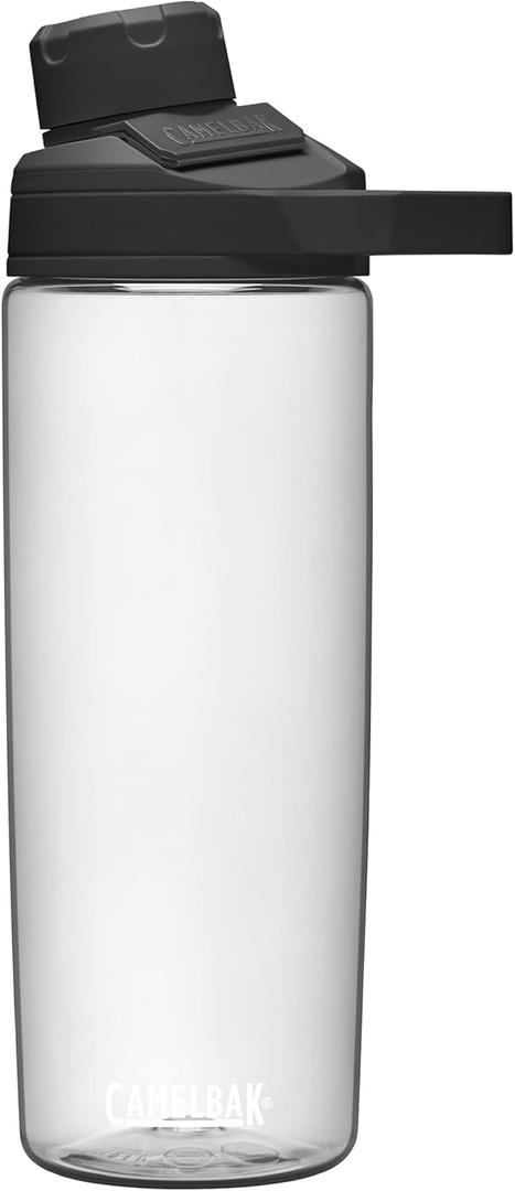CamelBak Chute Mag BPA Free Water Bottle with Tritan - Magnetic Cap (20 Ounces, Clear)