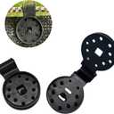 OULIGET Sunshade Net Fixing Clip,Round Shade Cloth Plastic Clips,Shade Fabric Clips Attachment,Shade Netting Fabric Accessories,20 Pieces.