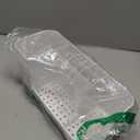 QIYVLOS Bathroom Organizers and Storage, 8 Slots Detachable Toothbrush Holders for Bathrooms, Anti-Slip Bathroom Countertop Organizer with Drainage Hole Vanity Storage (Ivory)