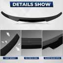 Rear Spoiler Compatible with 2014-2020 BMW 4 Series F36 4-Door Gran Coupe