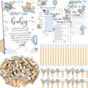 Patelai 321 Airplane Baby Shower Decorations Games Supplies Little Explorer Landing Soon Baby Shower Games Don't Say Sign for Airplane Plane Theme Gender Reveal 1st Birthday Party Decorations Supplies