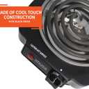 IMUSA Single Electric Burner, Black