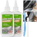 GleamGlee Home Remover Gel, 2 Pack Powerful Washing Machine Gasket Cleaner, Heavy Duty Cleaning Solution for Washing Machine, Refrigerator Strips, Bathroom Grout, Tiles, Sink, Shower - 10 Fl.Oz