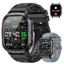 Smart Watch for Men Fitness Tracker: Military Waterproof Make Answer Call Digital Mens Watches Running Step Pedometer Smartwatch Android Phone iPhone Samsung Compatible Sleep SpO2 Heart Rate Monitor