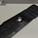 24 Inch Longer Faucet Mat for Kitchen Sink, 5° Slope Fast Self-draining, Kitchen Sink Splash Guard Silicone Sink Faucet Mat Splash Guard Kitchen Sink Area Tidy Splash Faucet Guard Draining Mat (Black)