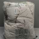 Bedsure Full Comforter Set - Beige Soft Bedding for All Seasons, Cationic Dyed Bed Set, 3 Pieces, 1 Full Size Comforter (82"x86") and 2 Pillow Shams (20"x26"+2")