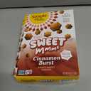 Simple Mills Cinnamon Burst Sweet Mmms Baked Sweet Snacks, Bite-Sized Gluten Free Cinnamon Snacks Sweetened with Coconut Sugar, Light and Airy Crispy Texture, 1 Pack, 4 oz (EXP 08/09/26)