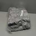 HOW'S MY HOUSE Wearable Heated Blanket with Sleeves and Foot Pocket, 52"x72" Electric Blanket for 6 Heat Settings, 12-Hour Timer, Flannel & Sherpa, French Gray