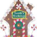 42" Pre-Lit Gingerbread House with 70 LED Lights